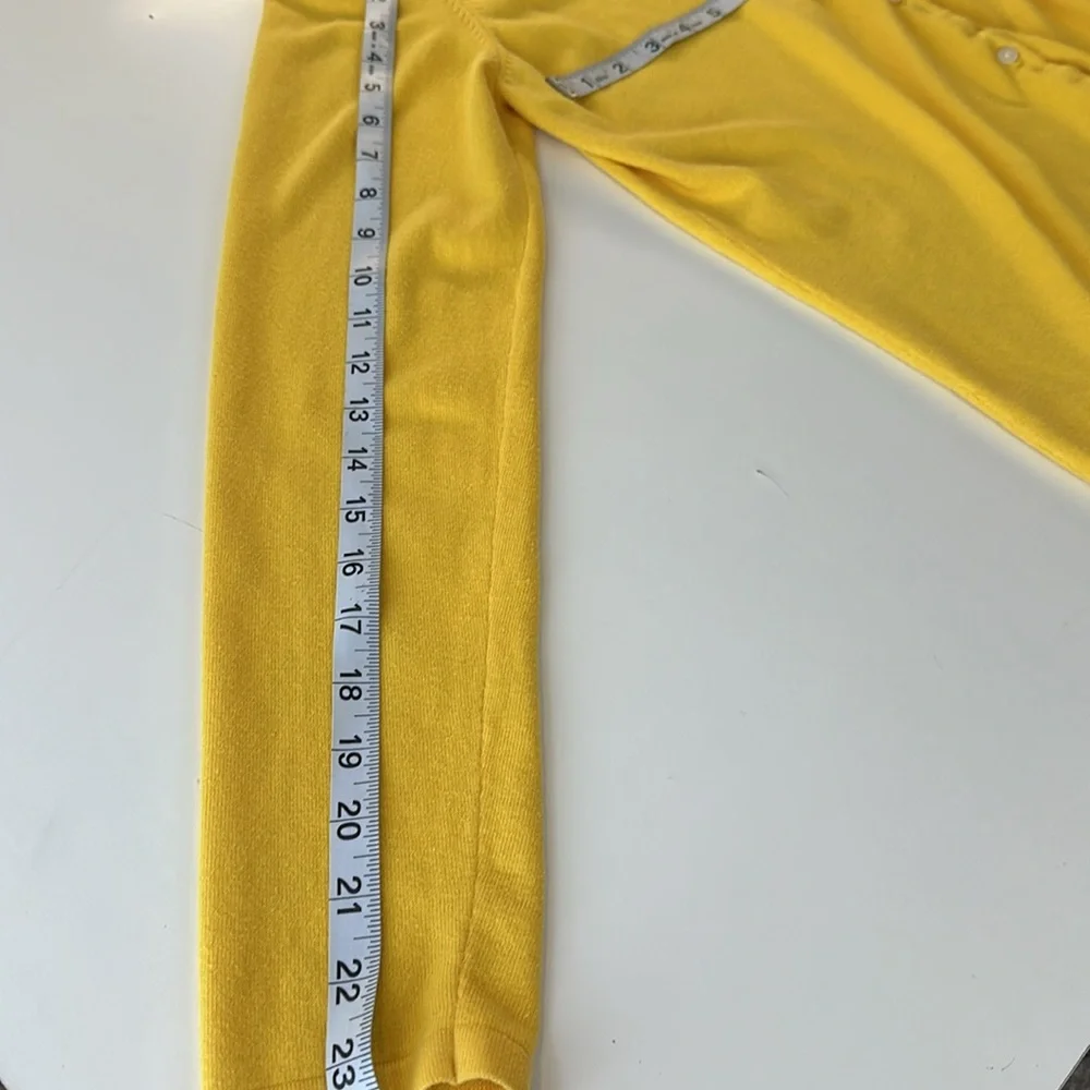 Lily Pulitzer Yellow Cardigan preppy fall 2025 cottage core - Picture 7 of 7